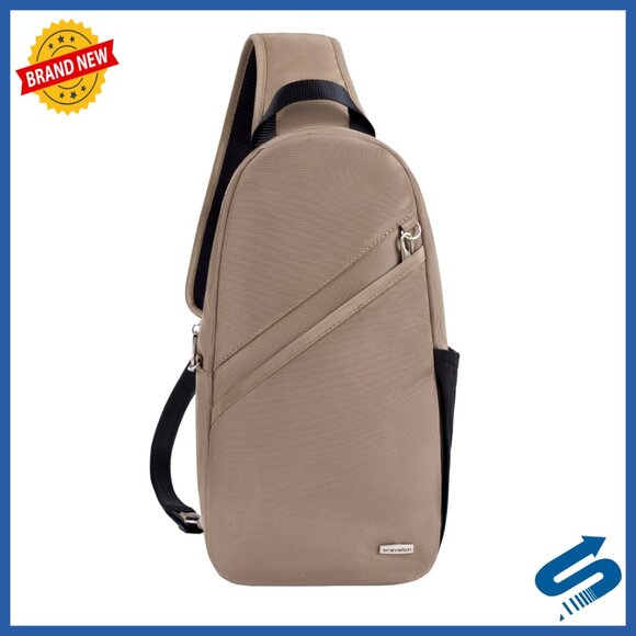 Anti-Theft Sling Bag with RFID Blocking Slash-Resistant 6L Capacity